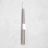 18" Dipped Taper Candles - Greige