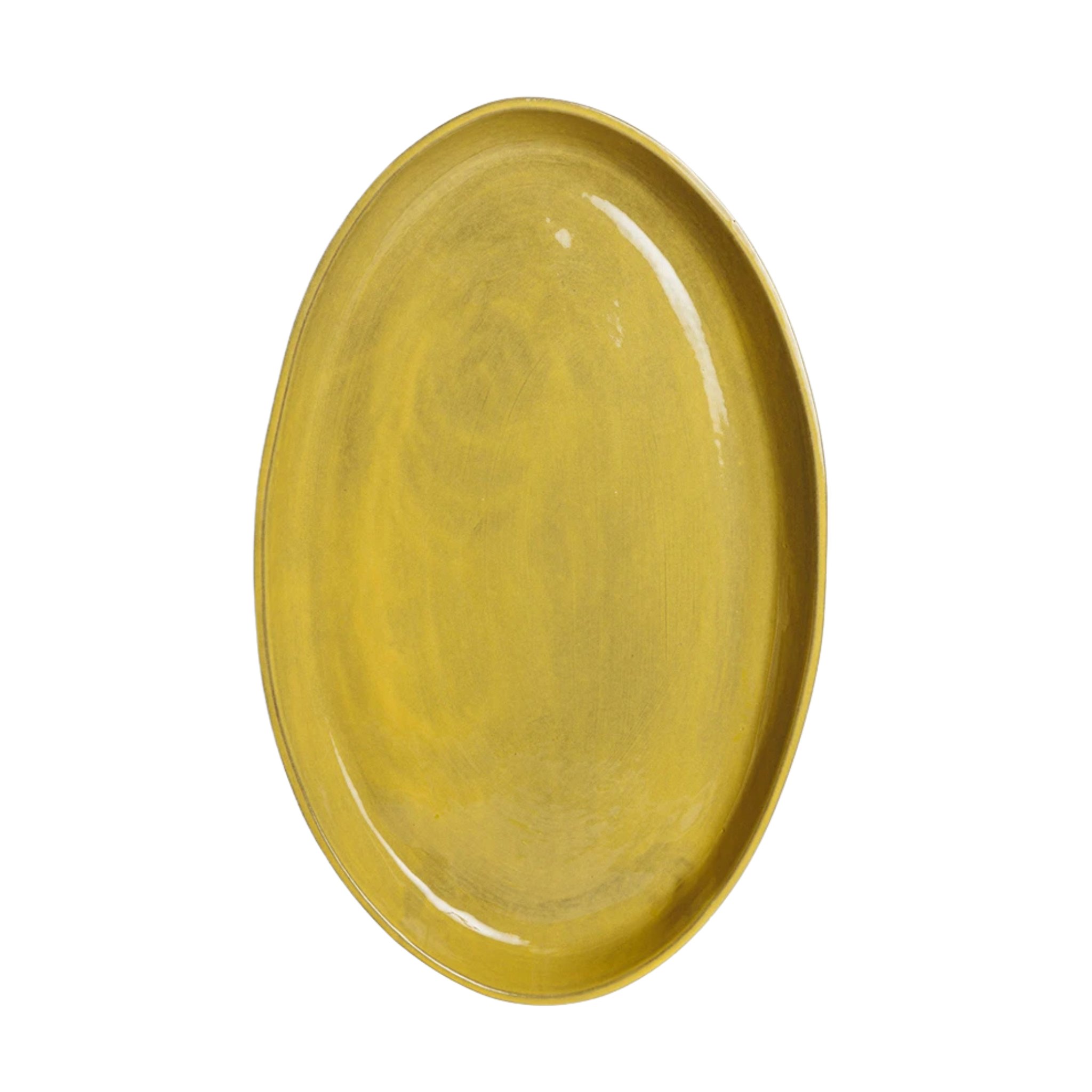 Assisi Deep Oval Platter - Ocra