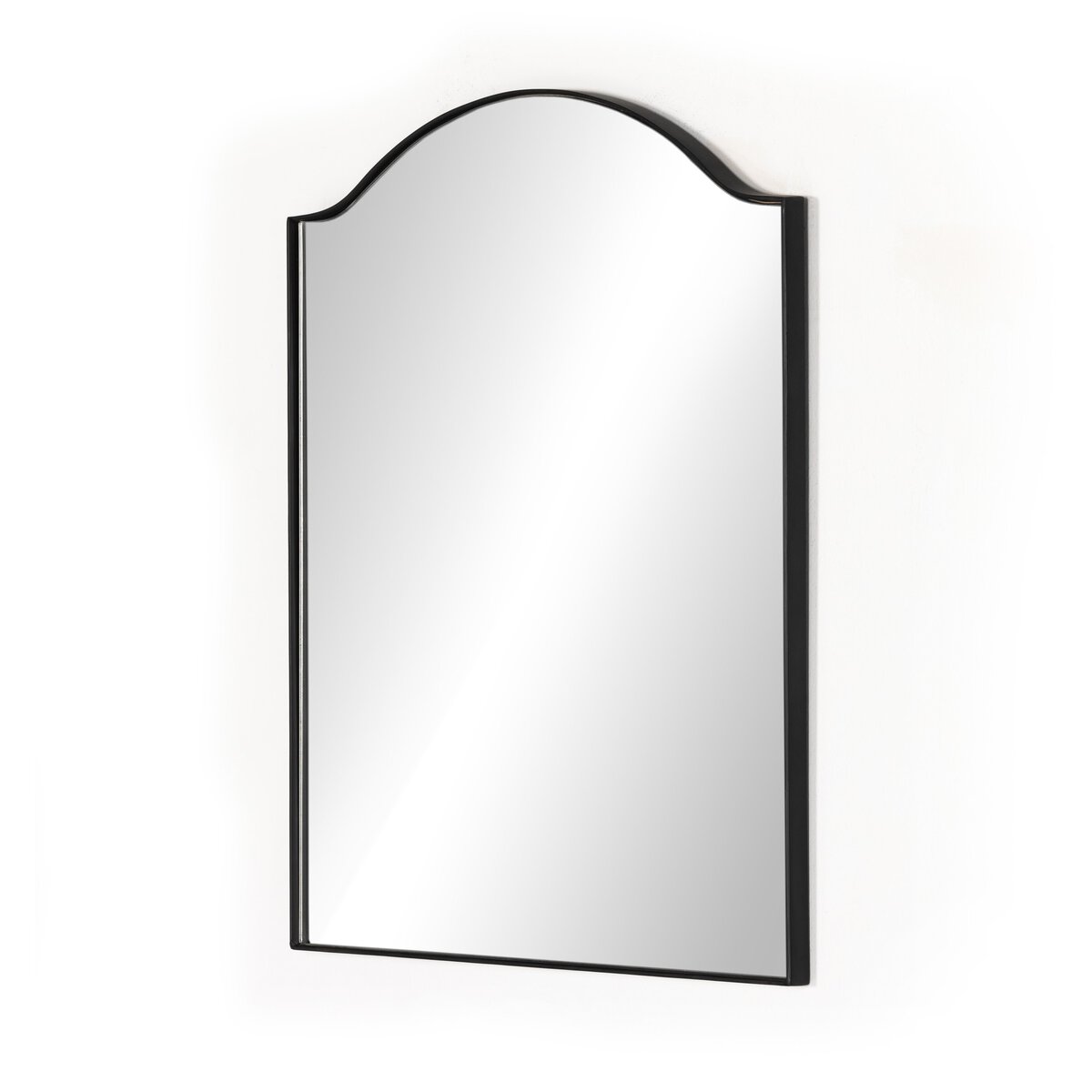 Small Iron Arched Mirror