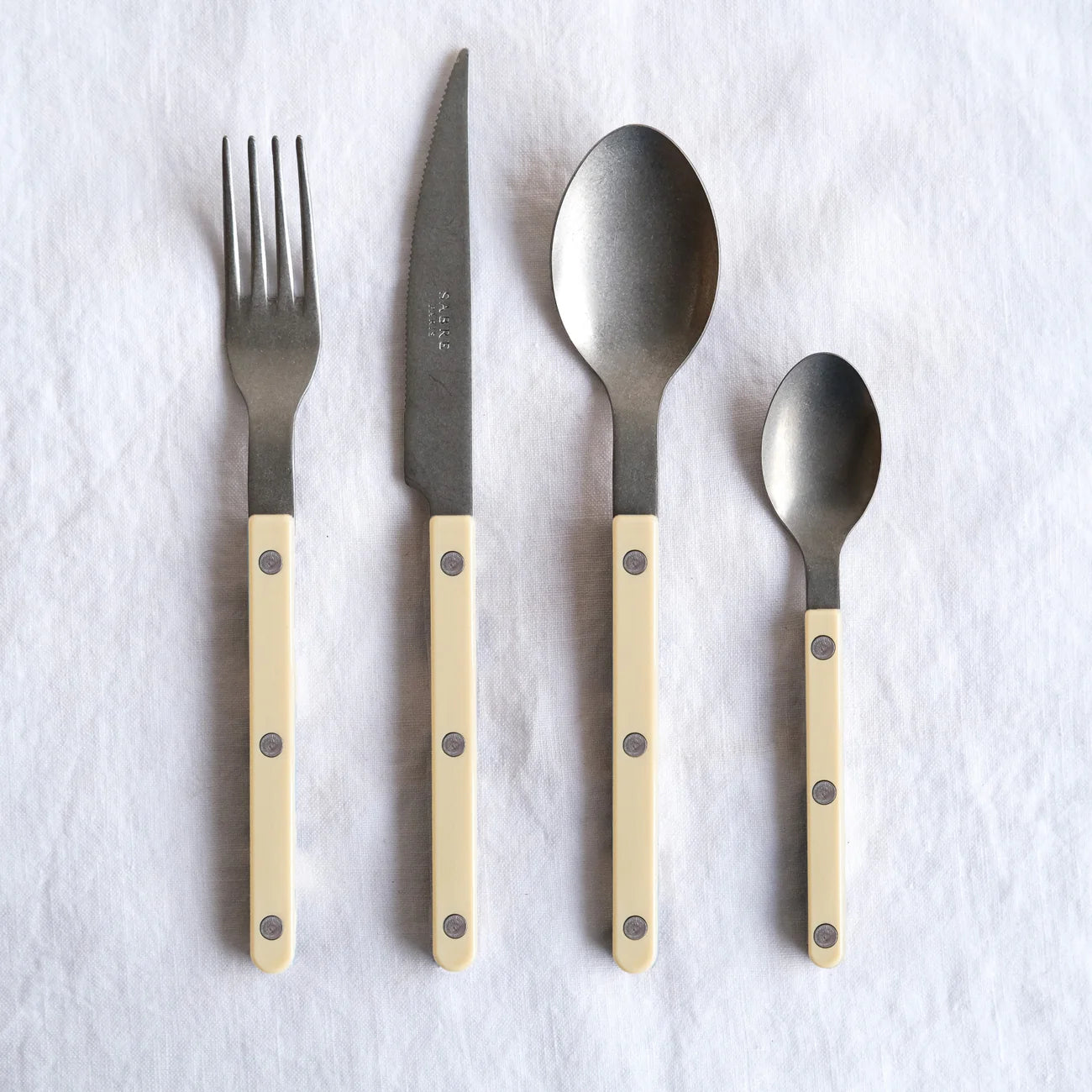 Bistrot 5 Piece Cutlery Set - Ivory