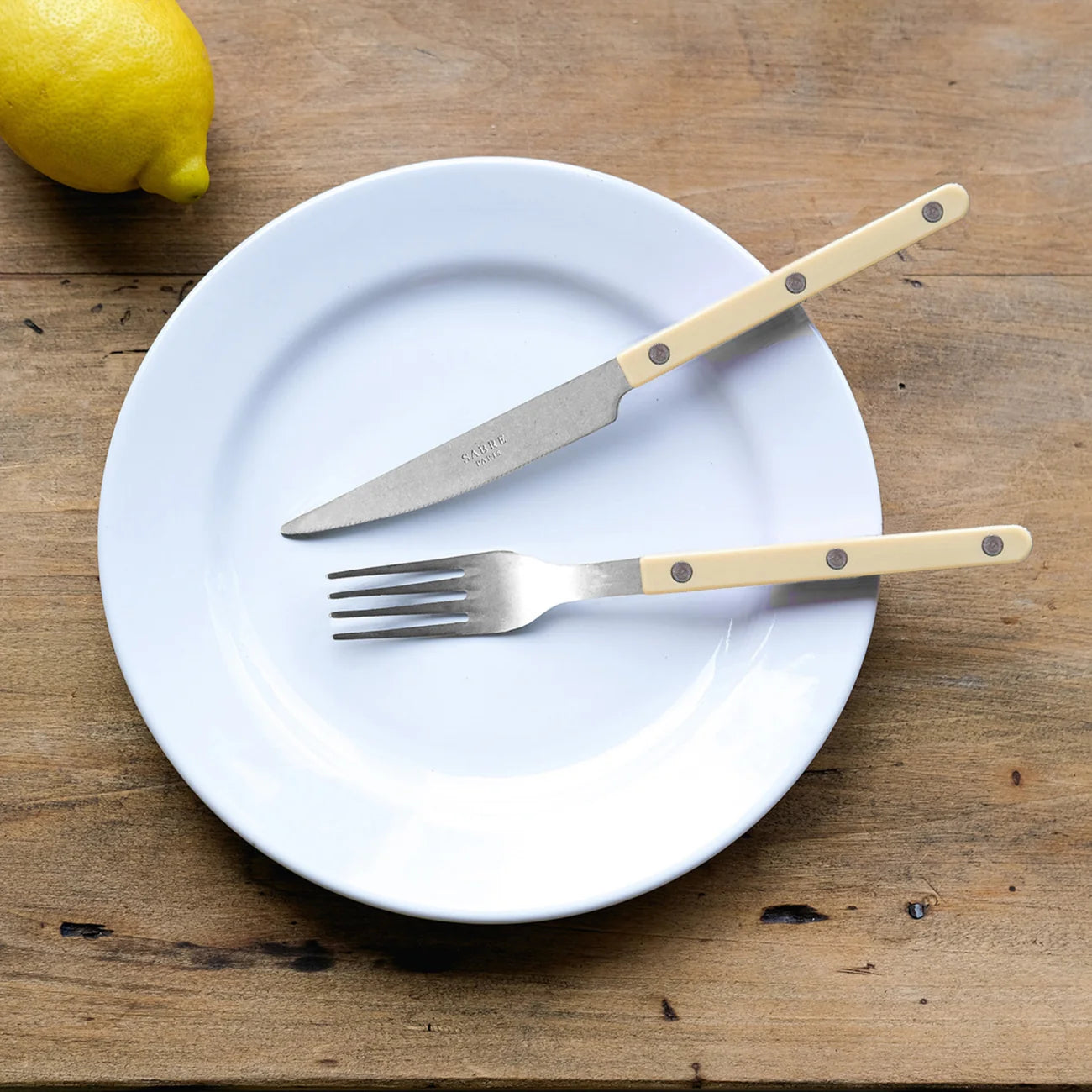 Bistrot 5 Piece Cutlery Set - Ivory