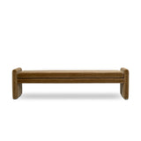Serena Accent Bench in Surrey Ochre – front view
