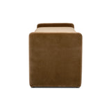 Serena Accent Bench in Surrey Ochre – side view