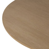 Eastman Dining Table in Light Weathered Oak – step detail