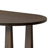 Ayla Dining Table in Aged Pine – joint and stretcher detail