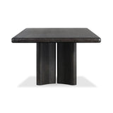 Castro Dining Table in Dark Espresso Reclaimed French Oak – side view