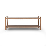 Eldridge Coffee Table in amber-finished ash — front view