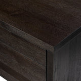 Noah Rotating Desk in Smoked Black Oak – rotating detail