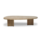 Telma Coffee Table in Washed Oak – front view
