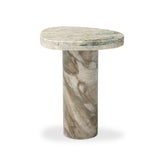 Zion End Table in Sage Onyx – back view