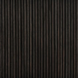 Eloise 6-Drawer Dresser in Smoked Black Mindi – reeded drawer detail