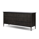 Eloise 6-Drawer Dresser in Smoked Black Mindi – primary view