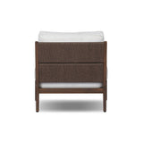Brewer Outdoor Chair in Alessi Linen – back view