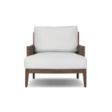 Brewer Outdoor Chair in Alessi Linen – front view