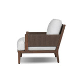 Brewer Outdoor Chair in Alessi Linen – side view