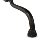 Lenoir Outdoor Dining Table in Distressed Bronze – edge detail