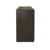 Zaki Sideboard in Smoked Black Veneer – side view