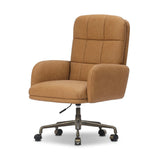 Acton Desk Chair in Maestro Camel top-grain leather – primary view
