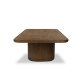 Morley Coffee Table in Rye Burl Oak – side view