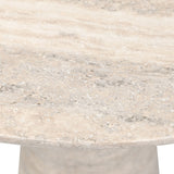 Marsh Outdoor Bar Table in Textured Sandy Gray – base detail