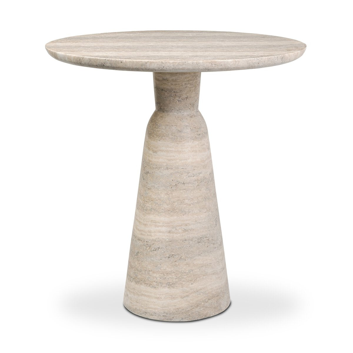 Marsh Outdoor Bar Table in Textured Sandy Gray – primary view