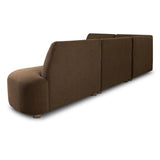 Clemence Dining Banquette in Crypton Nomad Mushroom – side view