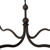 Darcia Chandelier in Light Oil Rubbed Bronze – arm detail