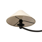 Renzo Chandelier in Black Wrought Iron – shade detail