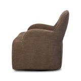 Barclay Swivel Chair in Laughlin Cafe – side view