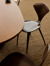 Armadillo Latitude Rug in Caramel, detail of the linen weave and texture