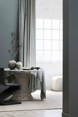 Armadillo Winnow Rug in Alabaster, detail of the wool weave and texture