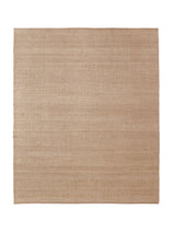 Armadillo Palloza Rug in Rattan, a second view of the handwoven jute flatweave rug in a styled interior