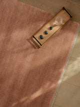 Armadillo Agra Rug in Salmon, additional view 6 of the hand-knotted wool rug