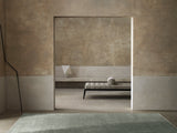 Armadillo Agra Rug in Moonstone, detail of the wool weave and texture