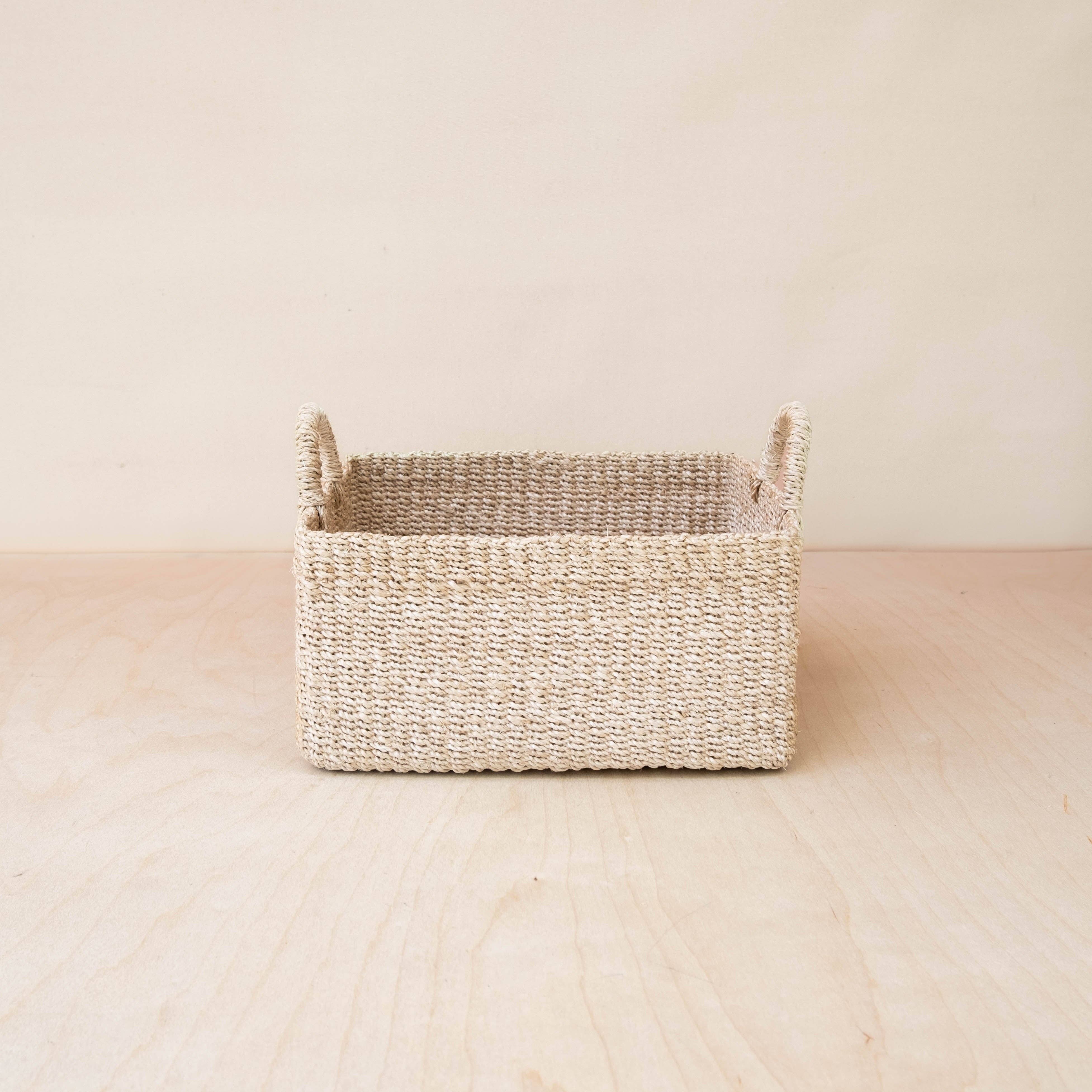 Woven Square Basket - Natural