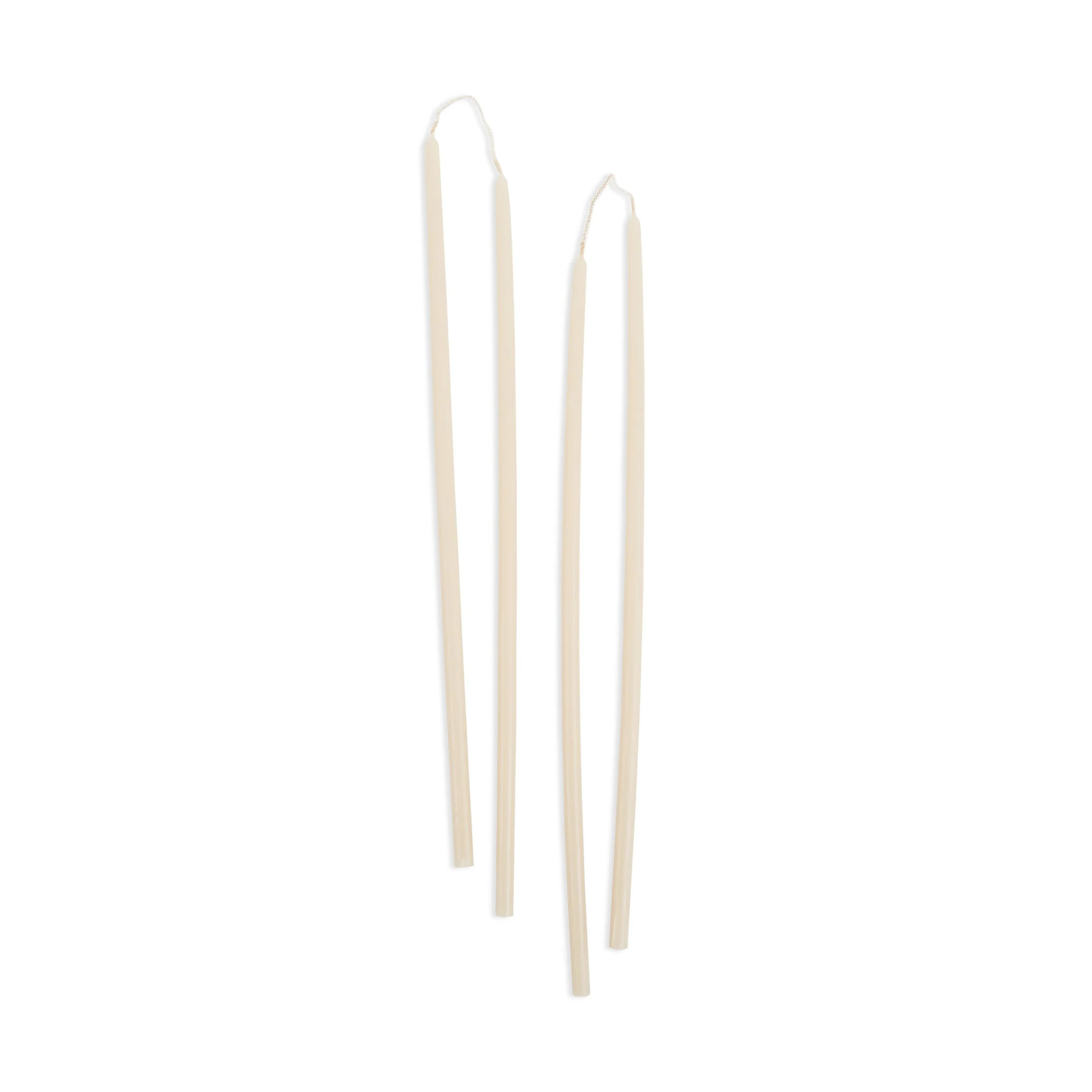 Beeswax Long Stem Candles - Salt
