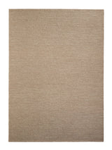 Armadillo Aspen Rug in Sandstorm, overhead view of the handwoven soumak wool weave and edge finish