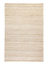 Armadillo Drift Rug in Natural & White, additional view 7 of the handwoven jute and wool rug