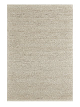 Armadillo Pinnacle Rug in Wheat, detail of the new zealand wool and undyed jute weave and texture