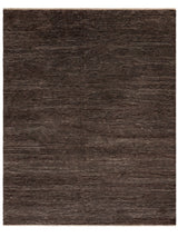 Armadillo Corsica Rug in Elk, a second view of the handwoven wool and linen rug in a styled interior