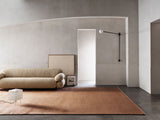Armadillo Eden Rug in Granada, detail of the hand-dyed wool weave and texture