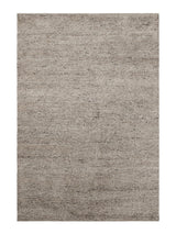Armadillo Meadow Rug in Driftwood, overhead view of the hand-knotted wool weave and edge finish