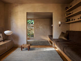 Armadillo Petra Rug in Arctic, detail of the new zealand wool weave and texture