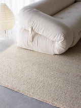 Armadillo Cable Rug in Calico, detail of the italian and argentinian wool weave and texture