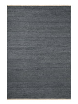 Armadillo Cable Rug in Chambray, additional view 5 of the handwoven soumak wool rug