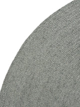 Armadillo Braid Rug in Heron, additional view 5 of the hand-braided wool blend rug