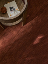 Armadillo Agra Rug in Burnt Umber, additional view 5 of the hand-knotted wool rug
