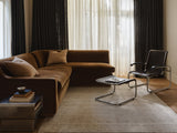 Armadillo Sonata Rug in Wisp, detail of the hand-spun afghan wool weave and texture