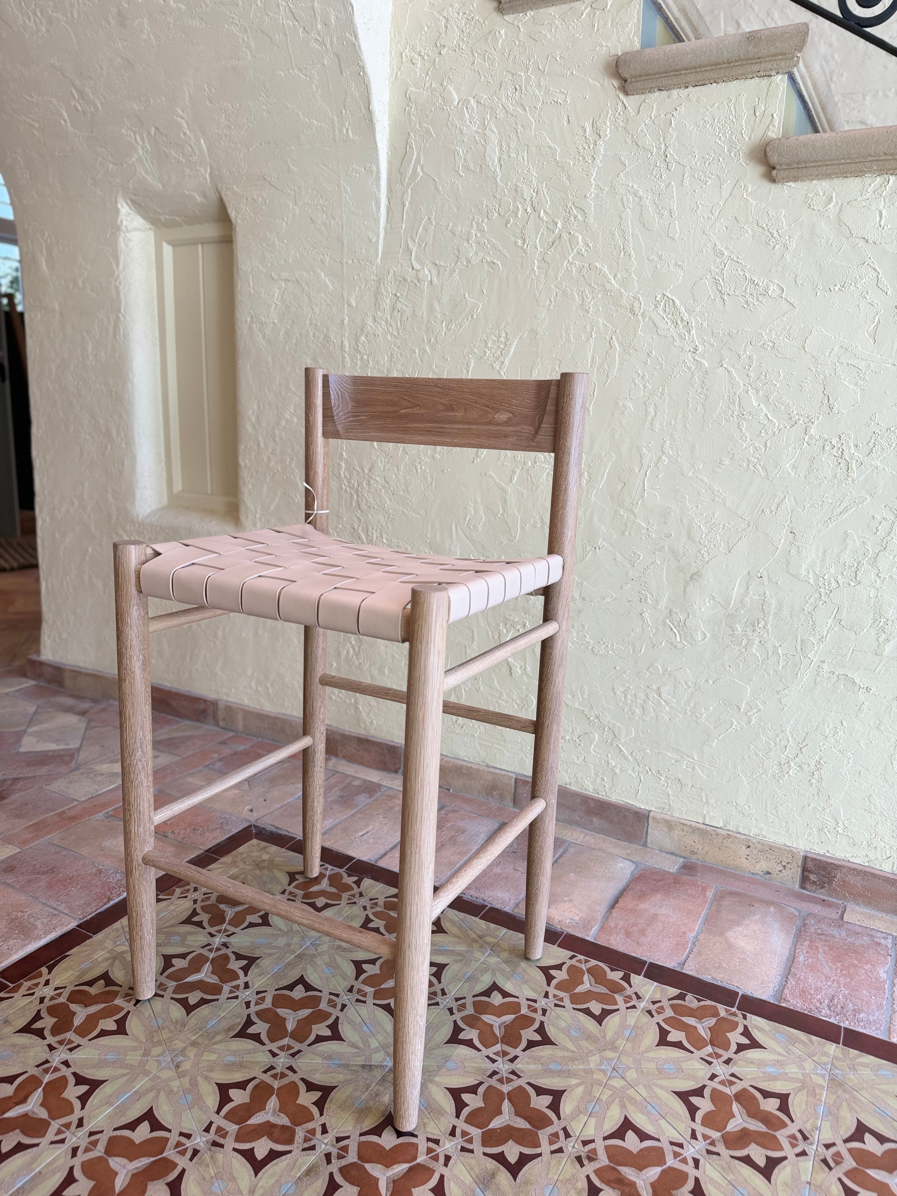Gaon Counter Stool - White Oak