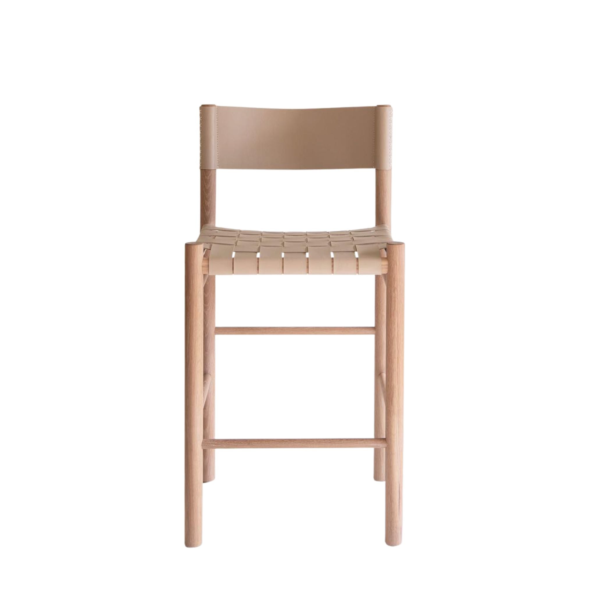 Flag Counter Stool - White Oak